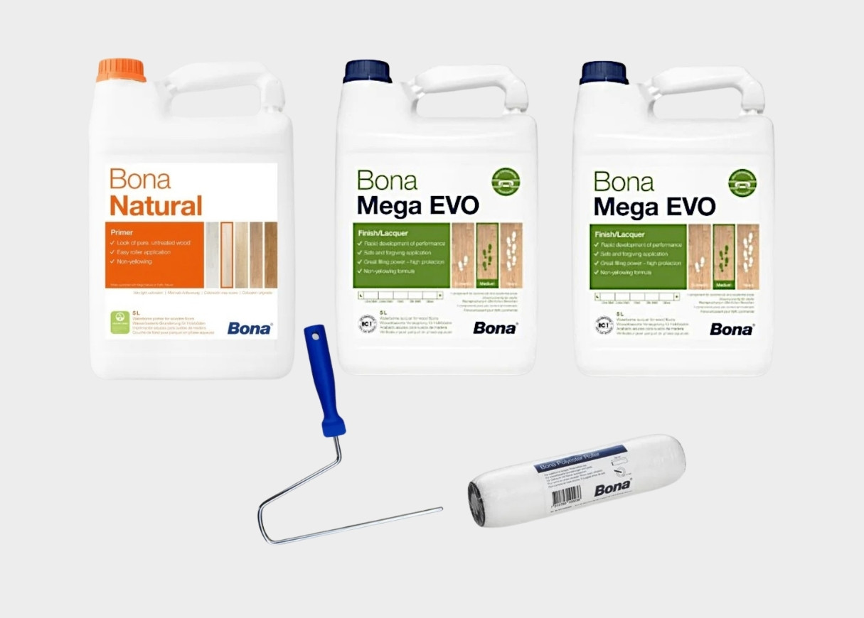 Bona Mega EVO лак с технологией сшивки полимера